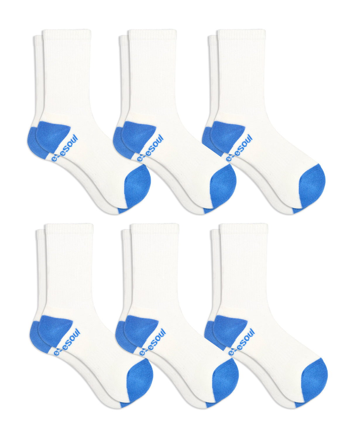White & Blue