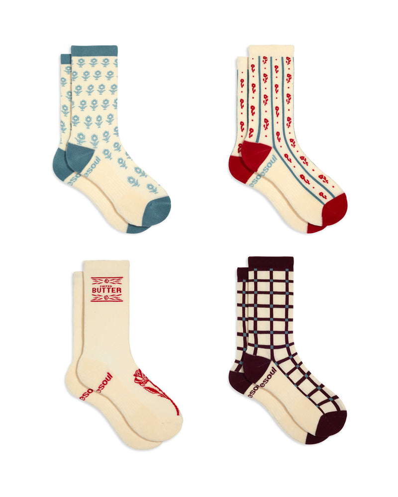 Bekah High Sock 4 Pack Mixed photo