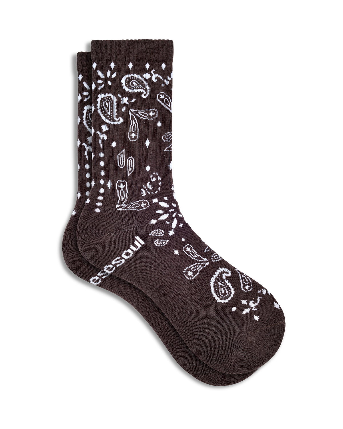Rodeo High Sock, Burnt Brown