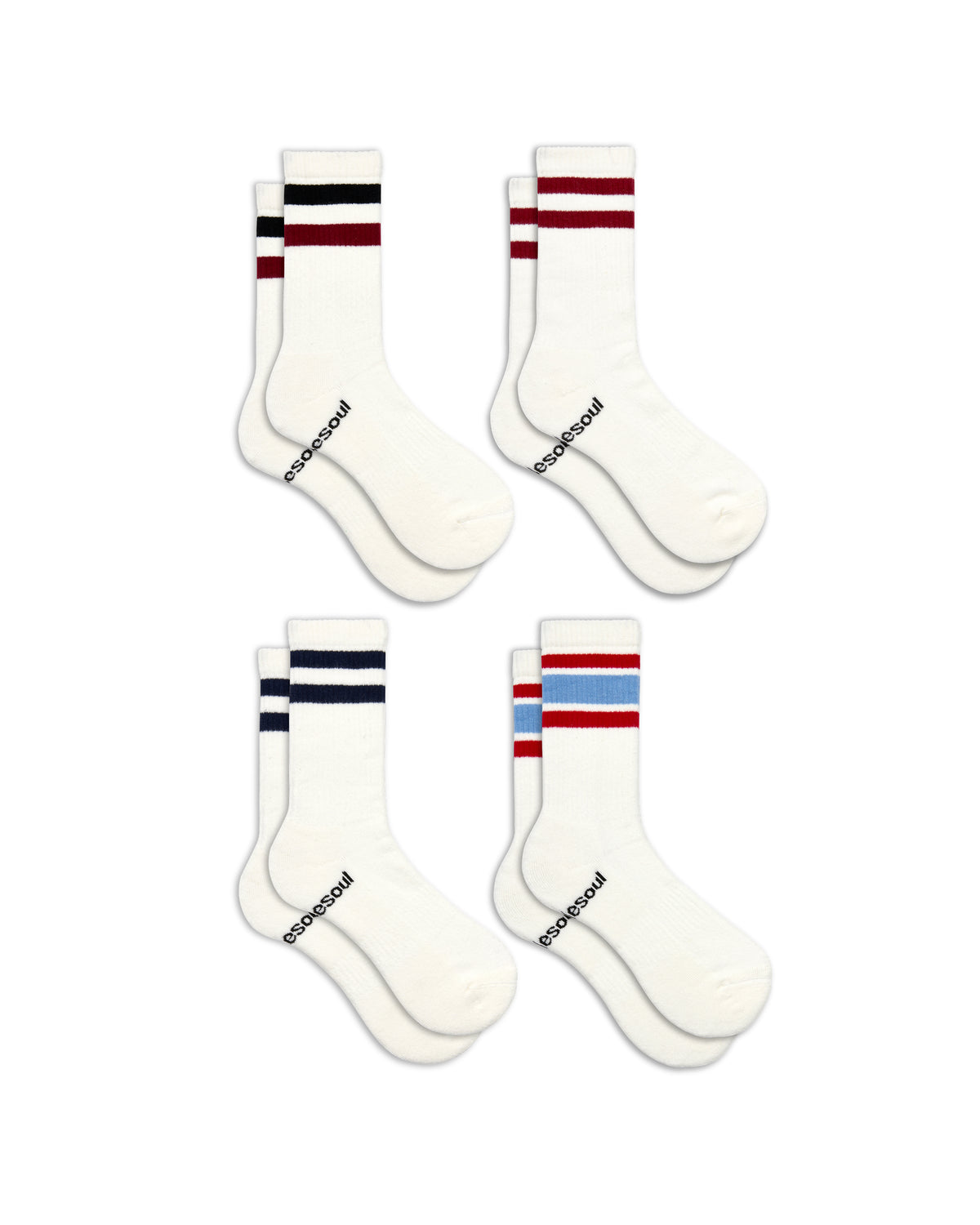 Varsity High Sock, Mixed Pack