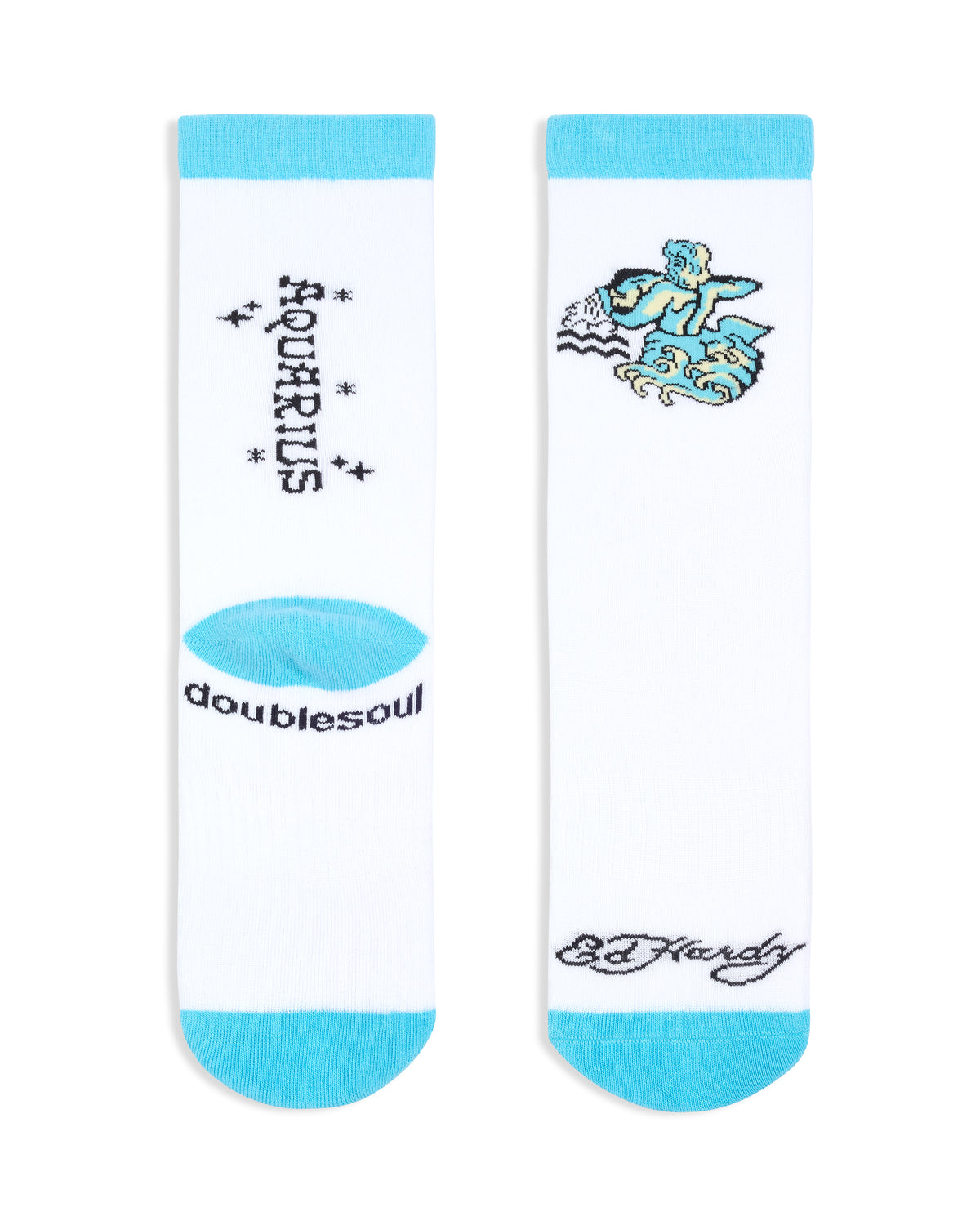 Ed Hardy Zodiac High Sock, Aquarius