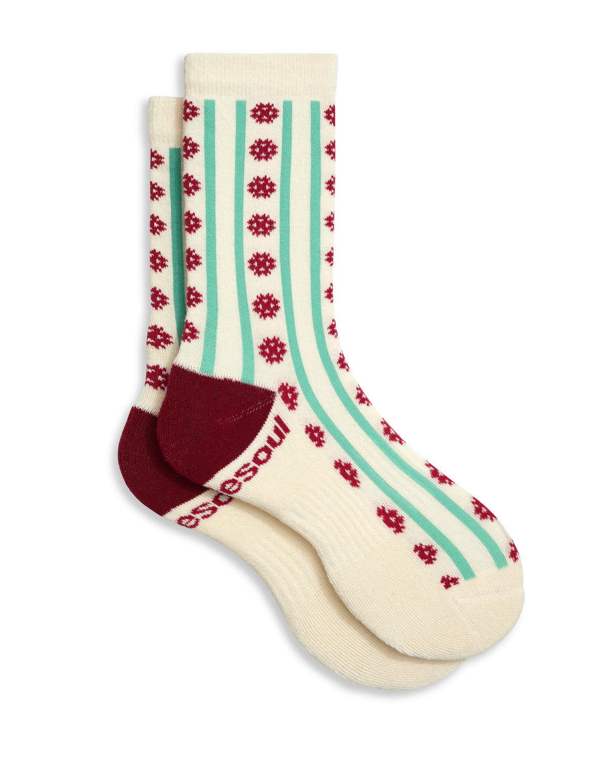 Pattern High Sock, Striped Wallpaper
