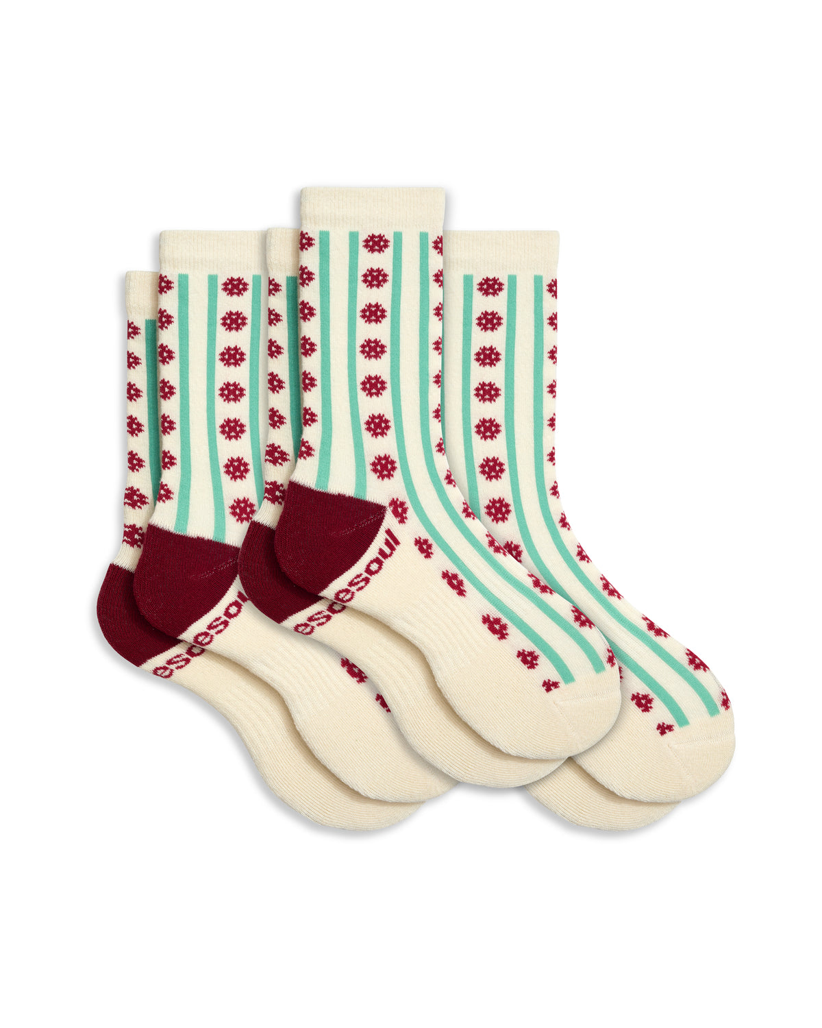 Pattern High Sock, Striped Wallpaper