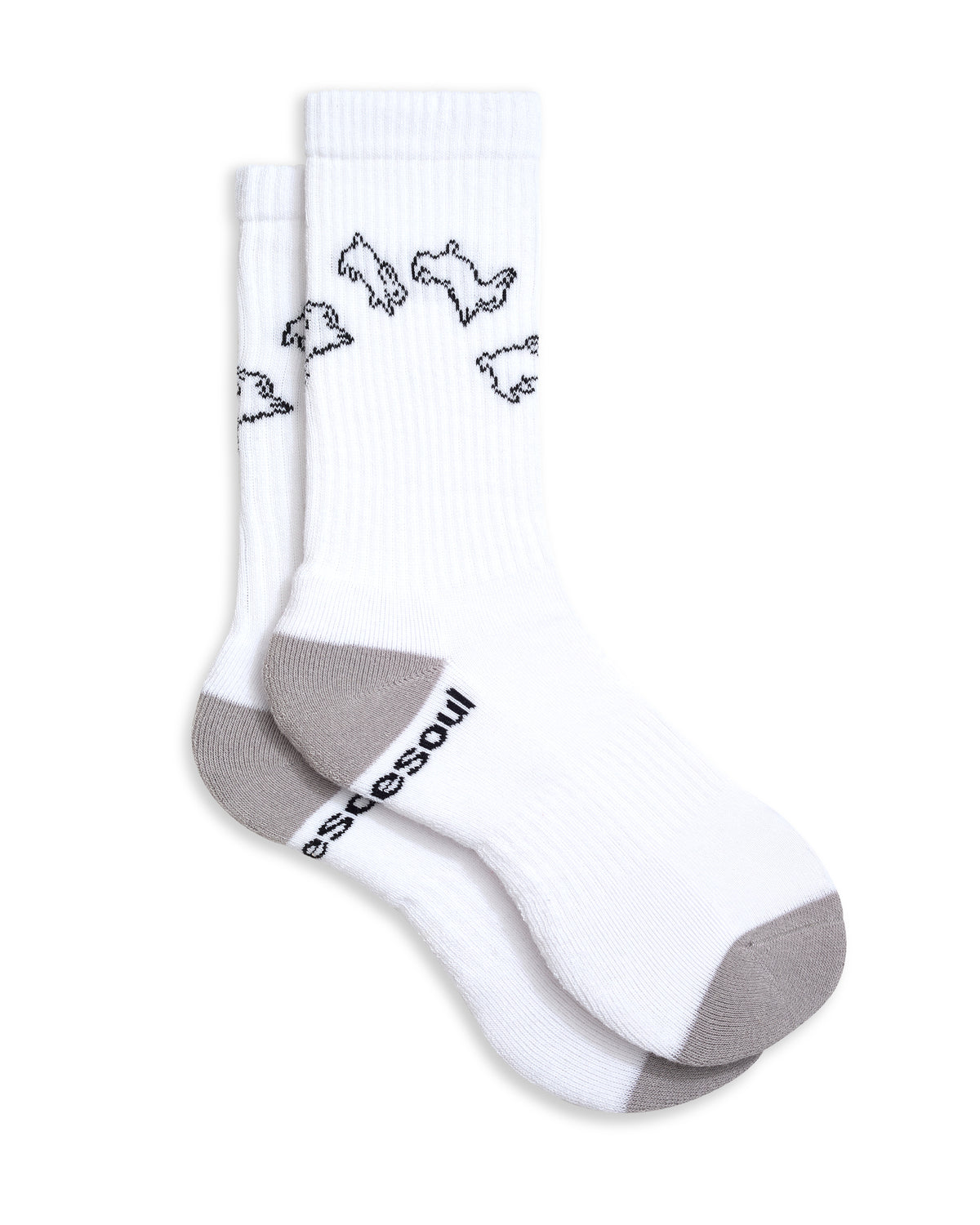 Mina High Sock, Hopping Bunnies