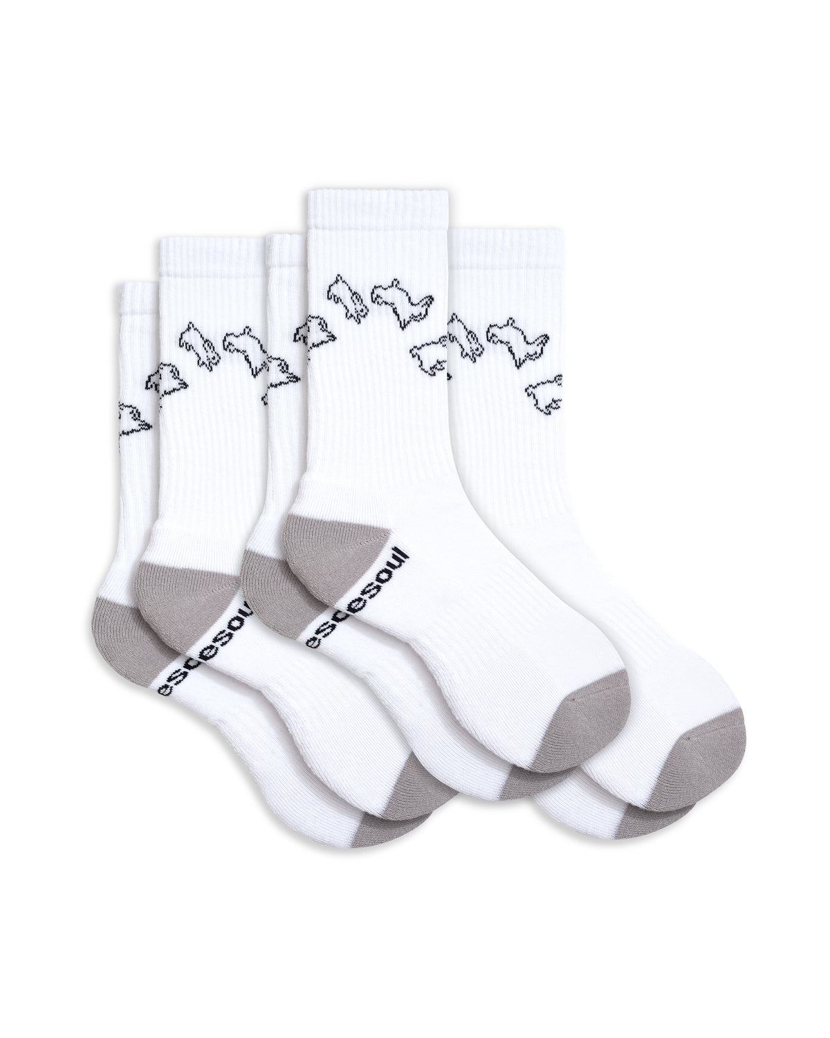 Mina High Sock, Hopping Bunnies
