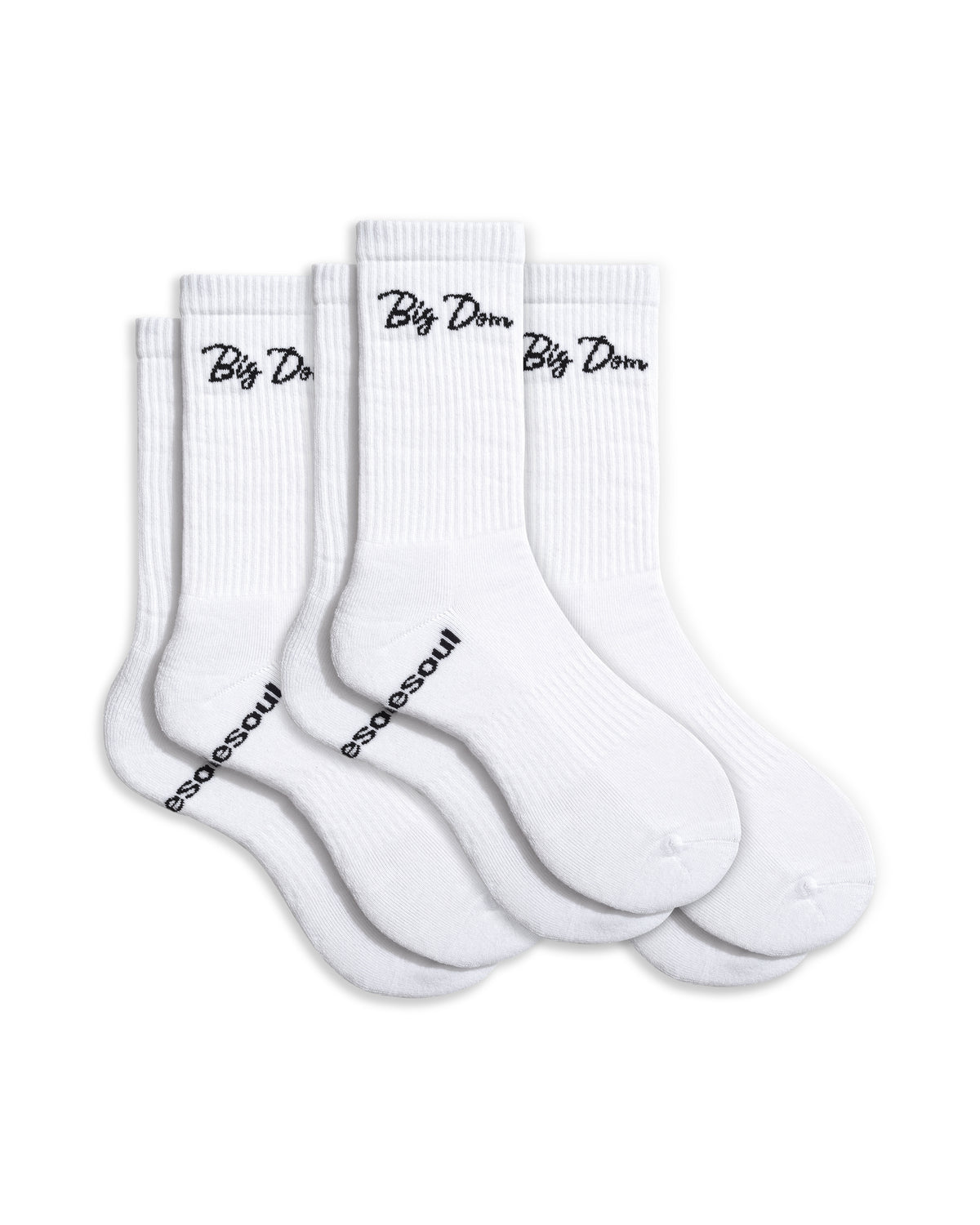 Big Dom High Socks, Big Dom White