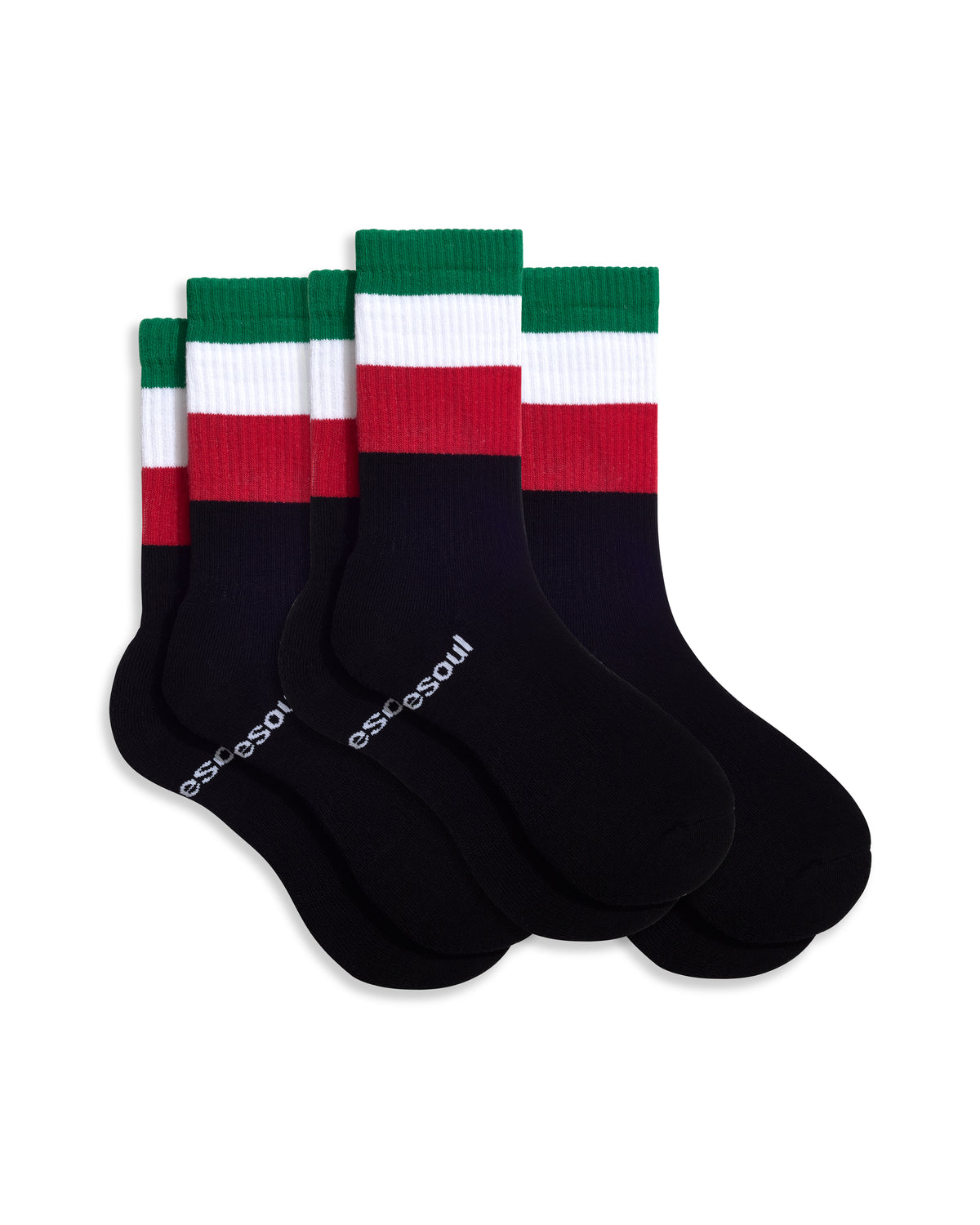 Big Dom High Socks, Italian Stripes Black