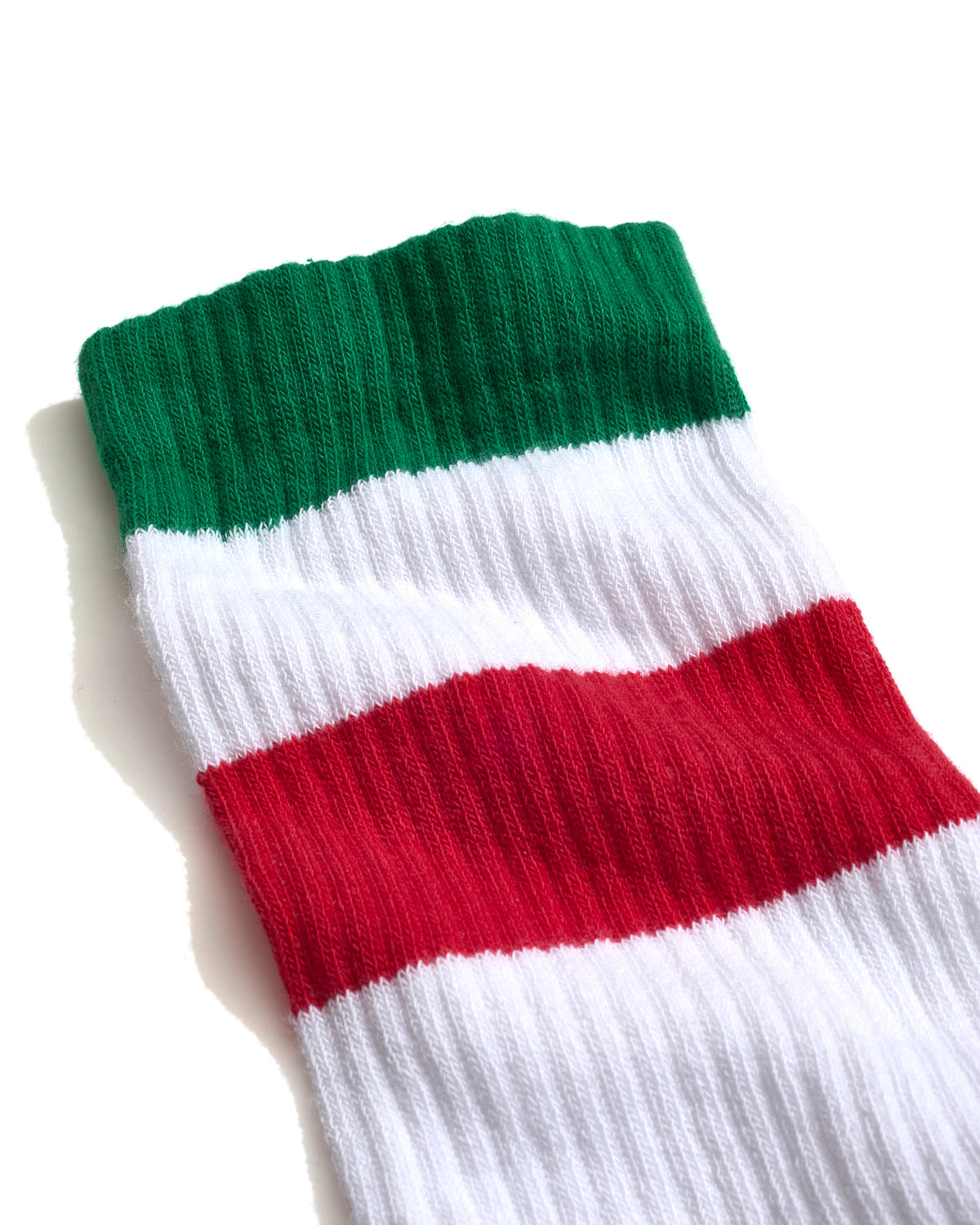 Big Dom High Socks, Italian Stripes White