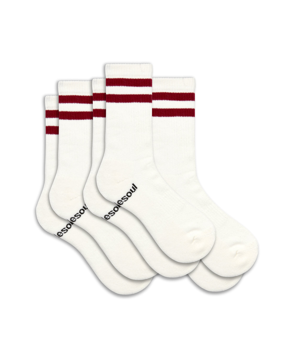 Varsity High Sock, Crimson