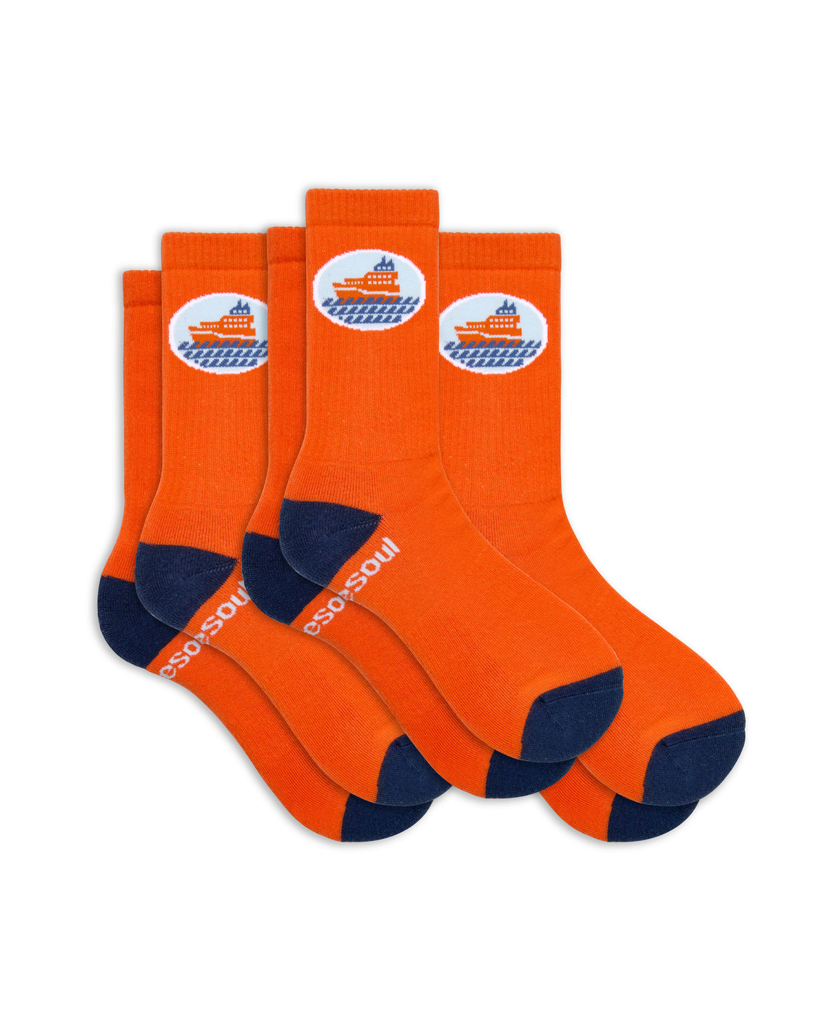 Pete Davidson High Sock, Orange Ferry