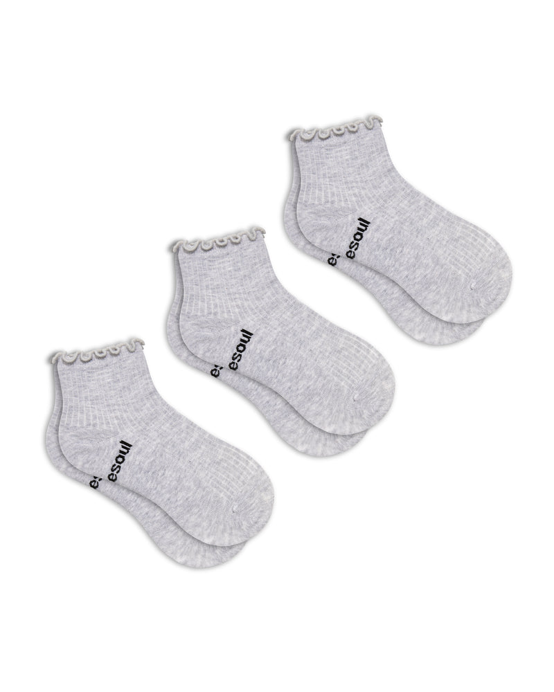 Ruffle Quarter Sock