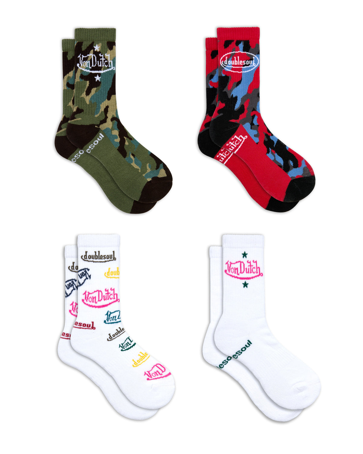 Von Dutch High Sock, Mixed Pack