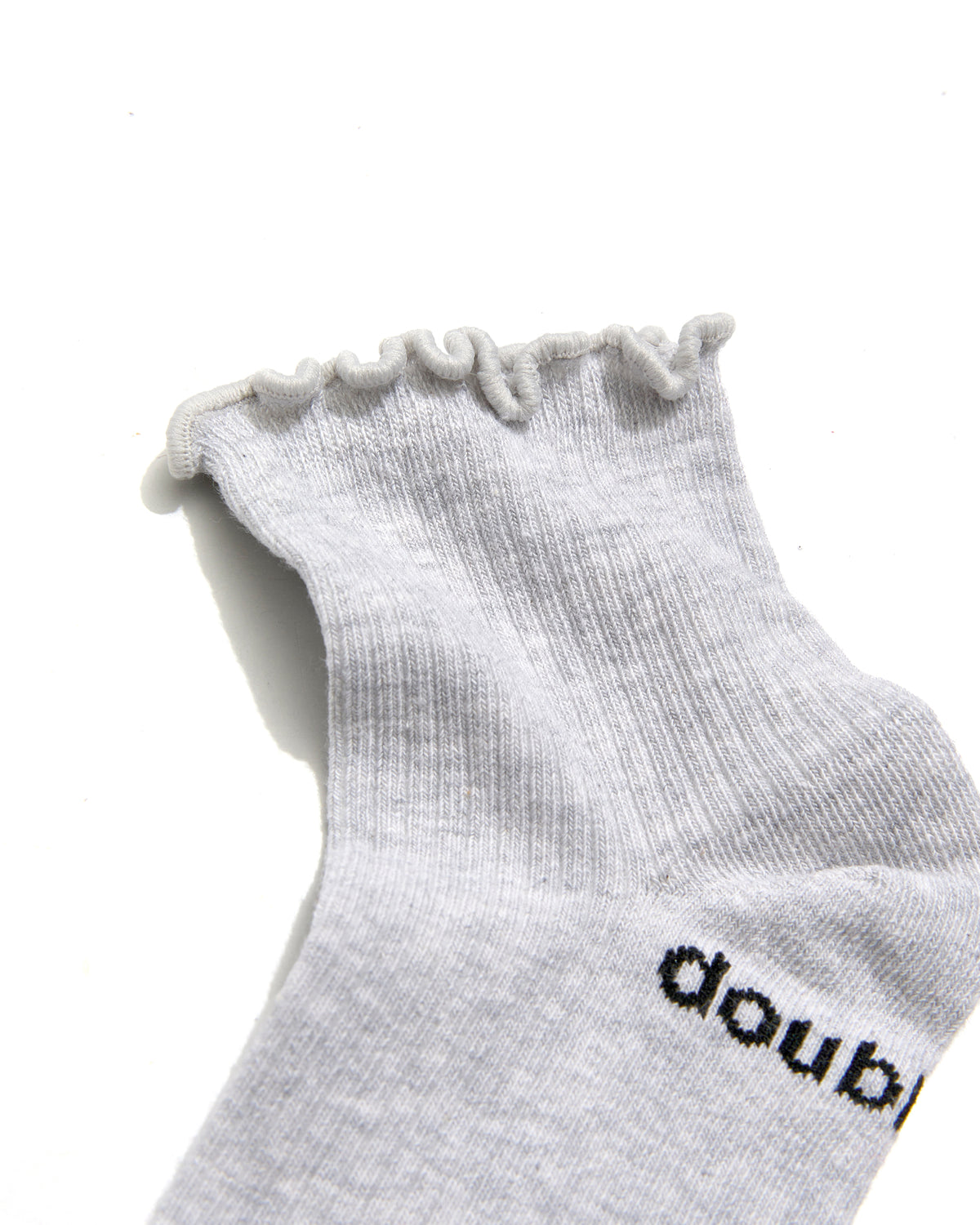 Ruffle Quarter Sock, Heather