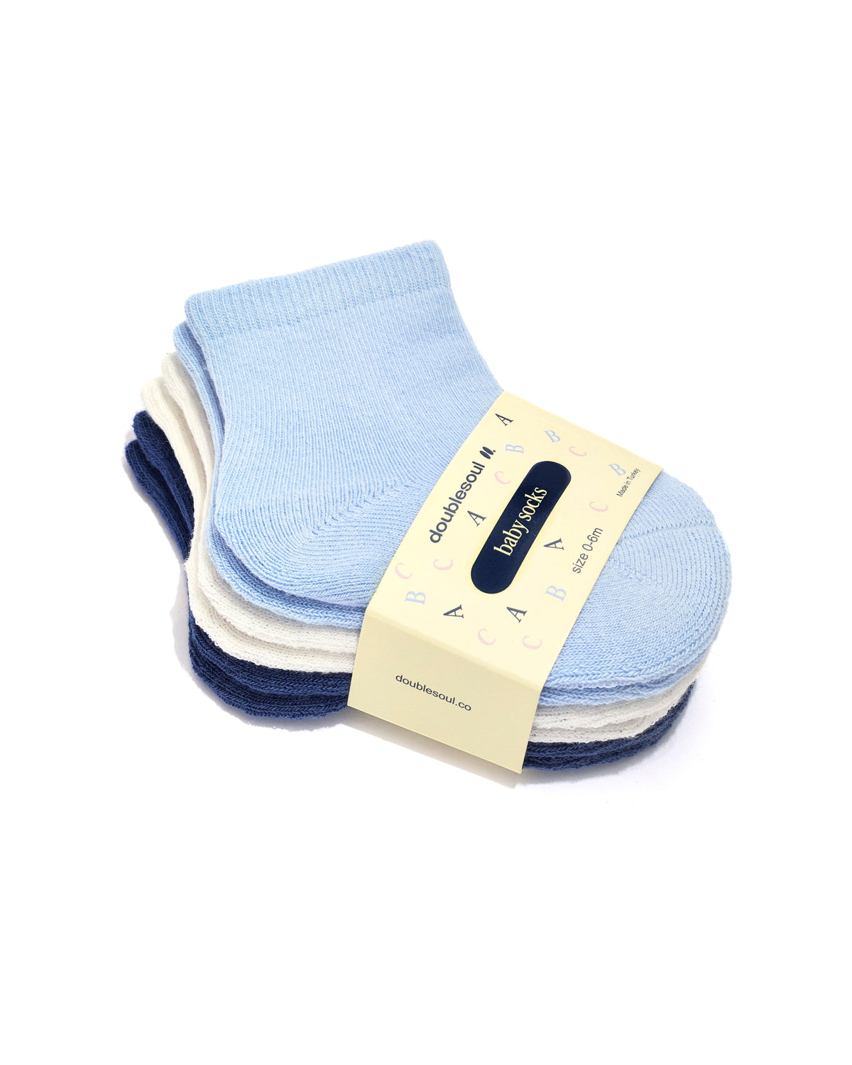 Baby High Socks (0-6 Months), Mixed Pack