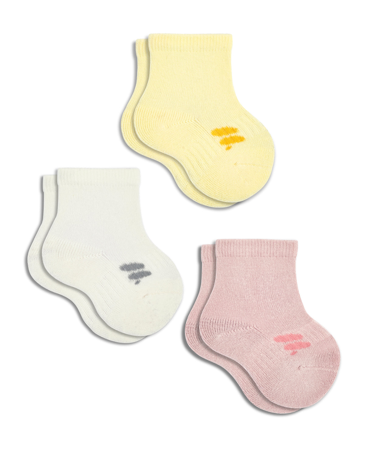 Baby High Socks (0-6 Months), Mixed Pack