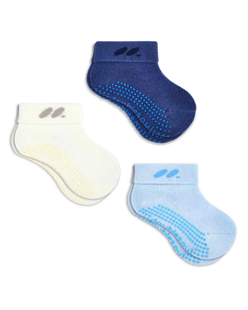 Baby Foldover Grip Socks (6-12 Months) Dreamland