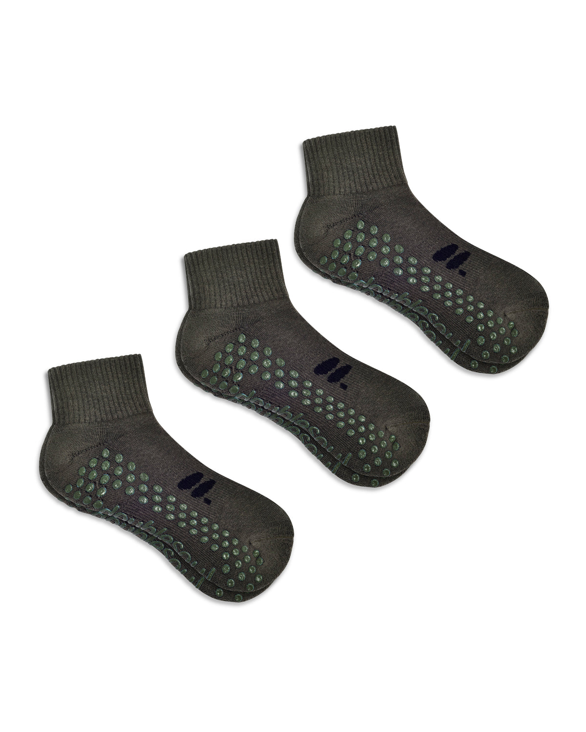 Quarter Grip Sock, Olive Green