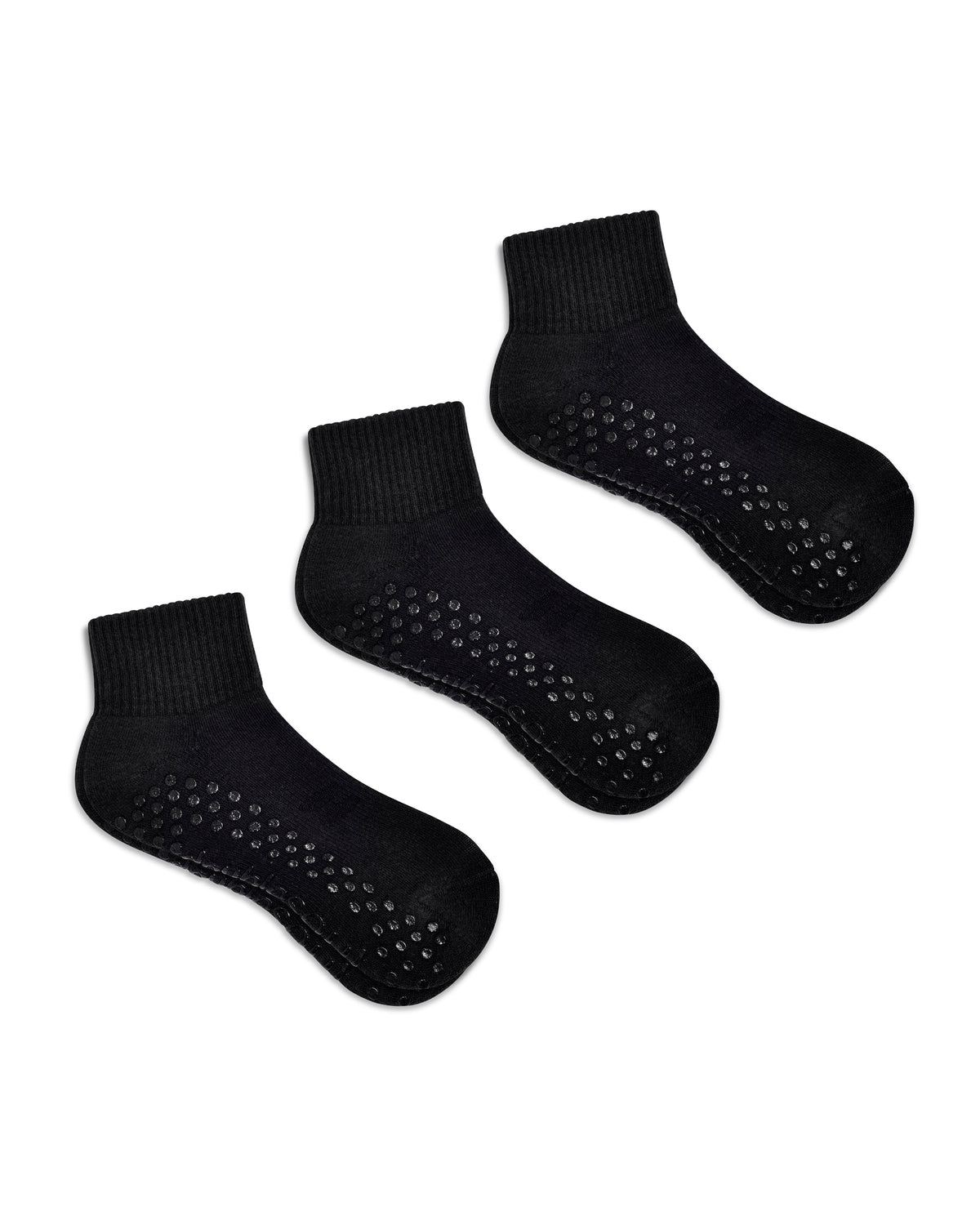 Quarter Grip Sock, Black