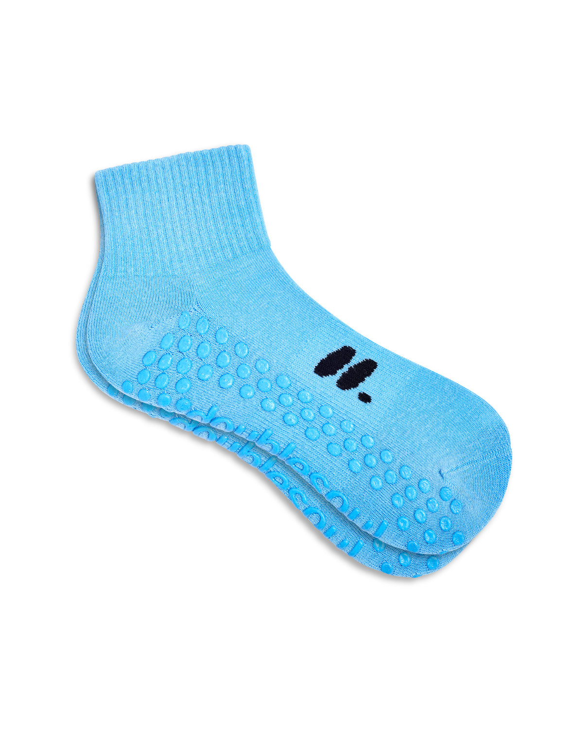 Quarter Grip Sock, Sky Blue