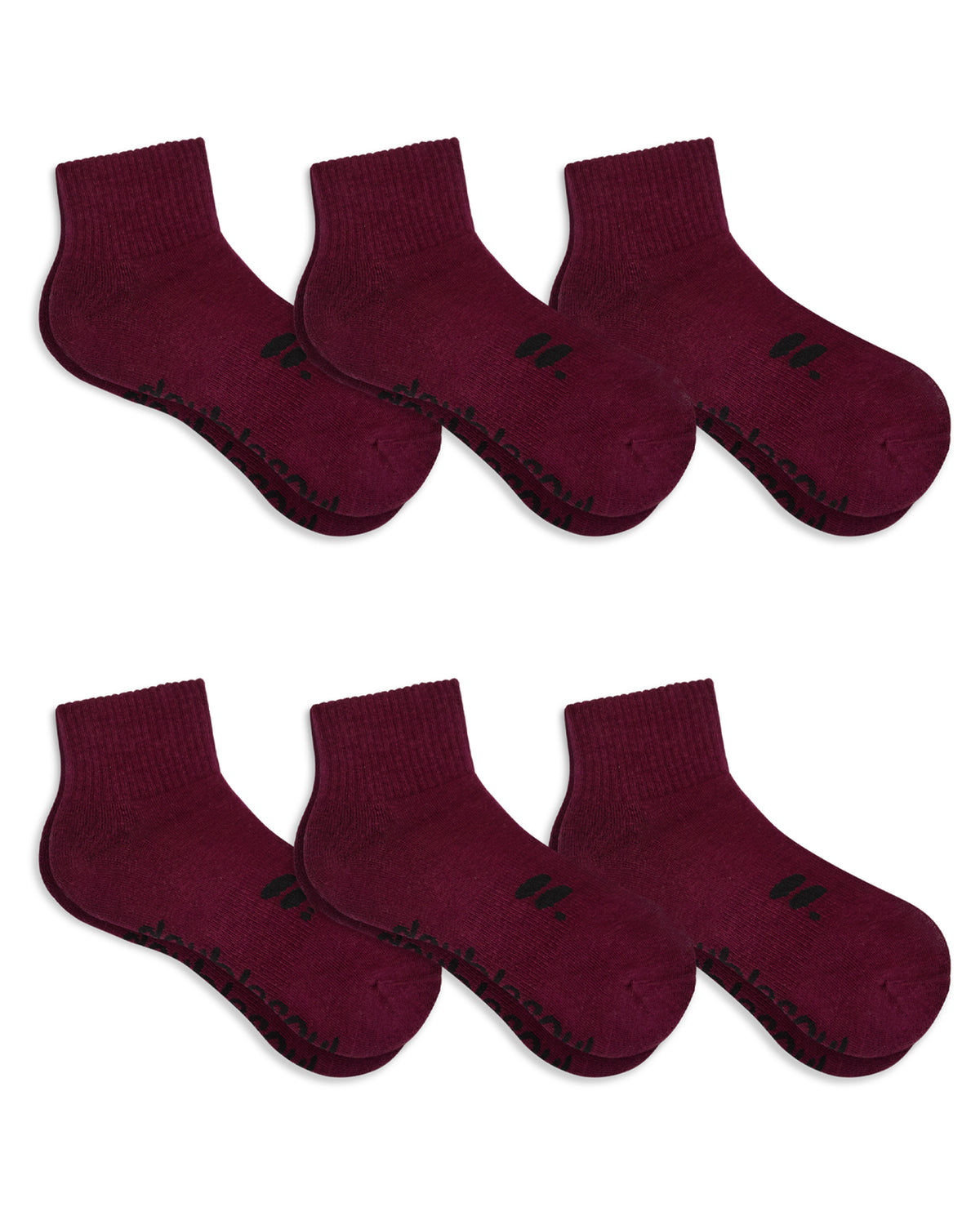 Quarter Sock, Maroon