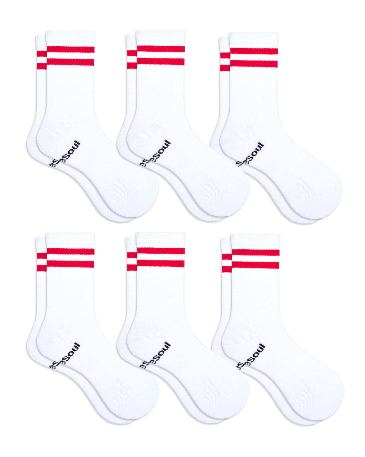 Varsity High Sock, Cardinal