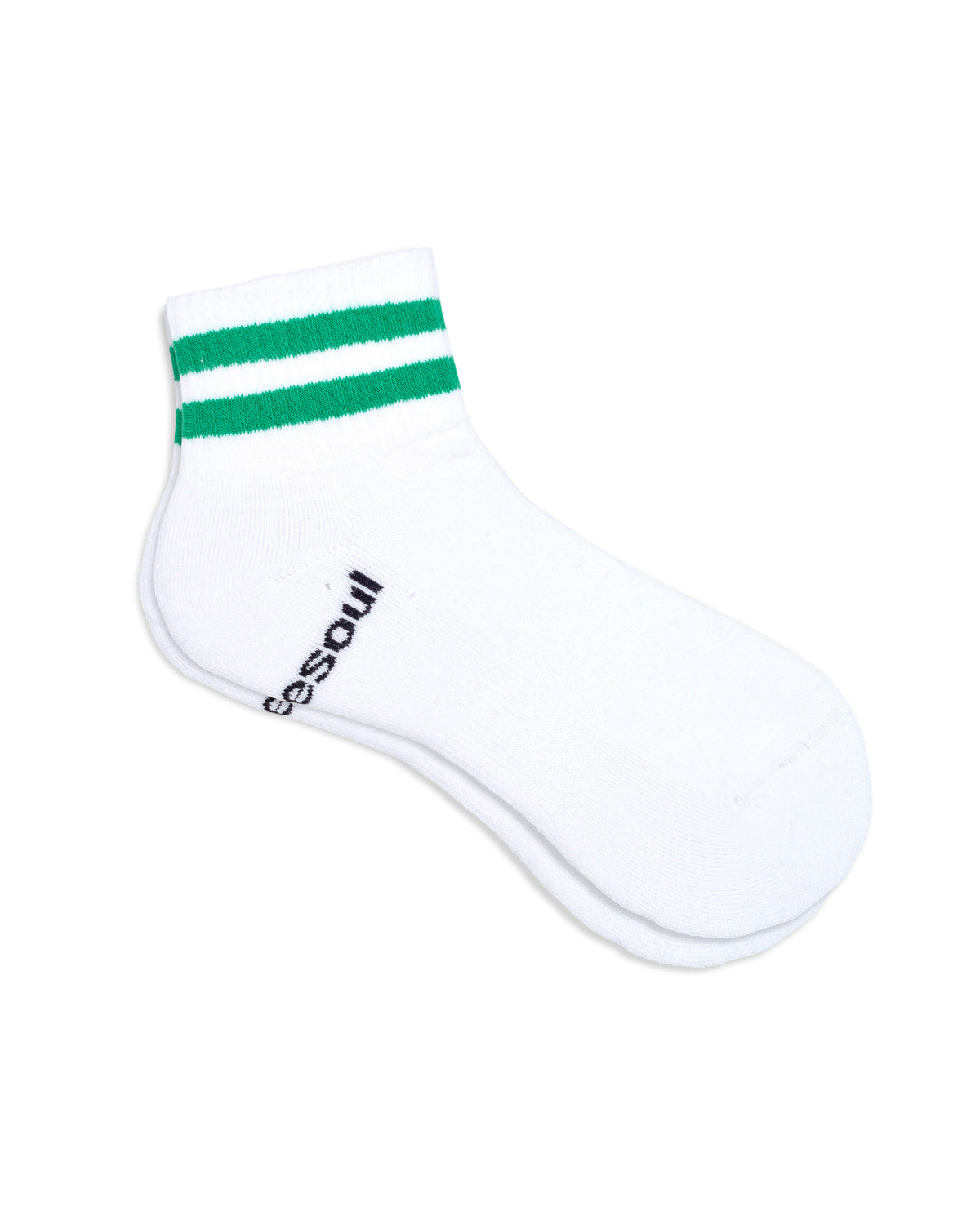 Varsity Quarter Sock, Kelly Green