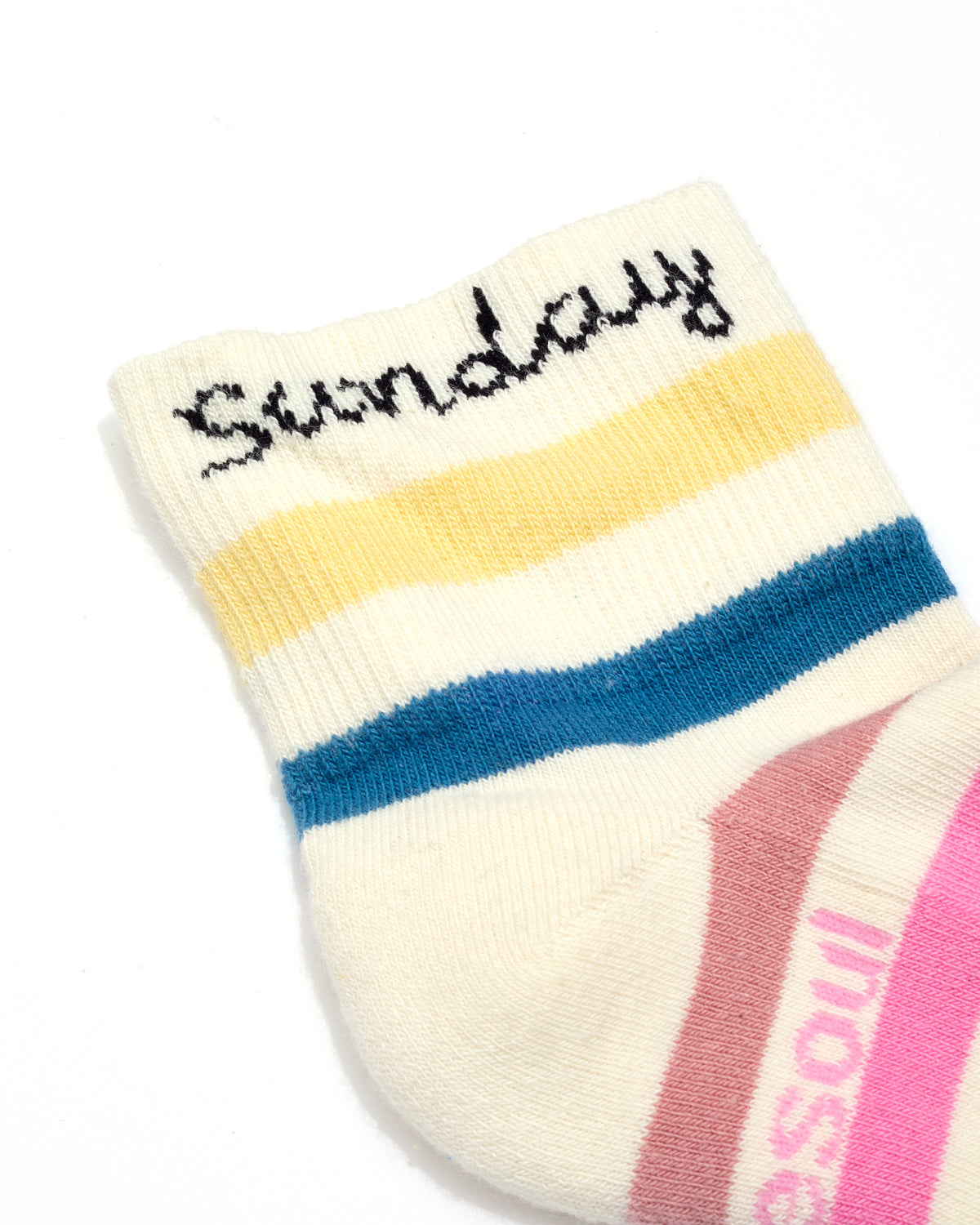 Days Of The Week Quarter Sock, Mixed Pack
