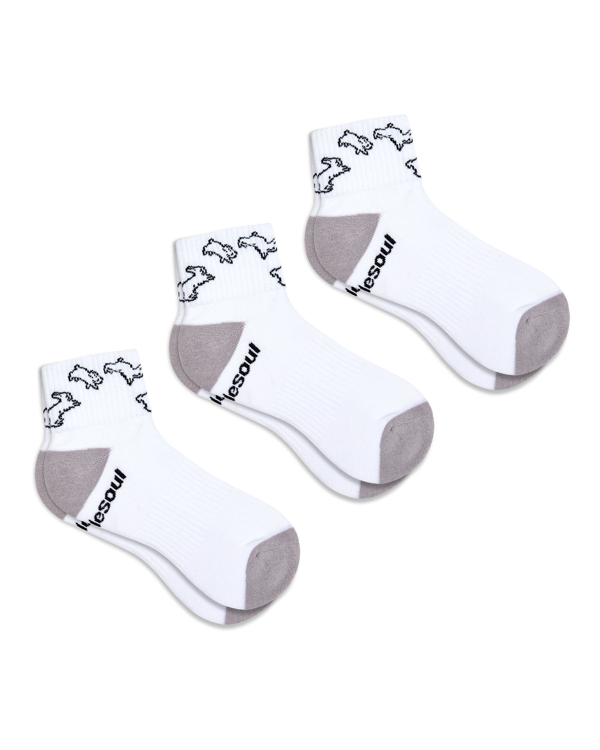 Mina Le Quarter Sock, Hopping Bunnies