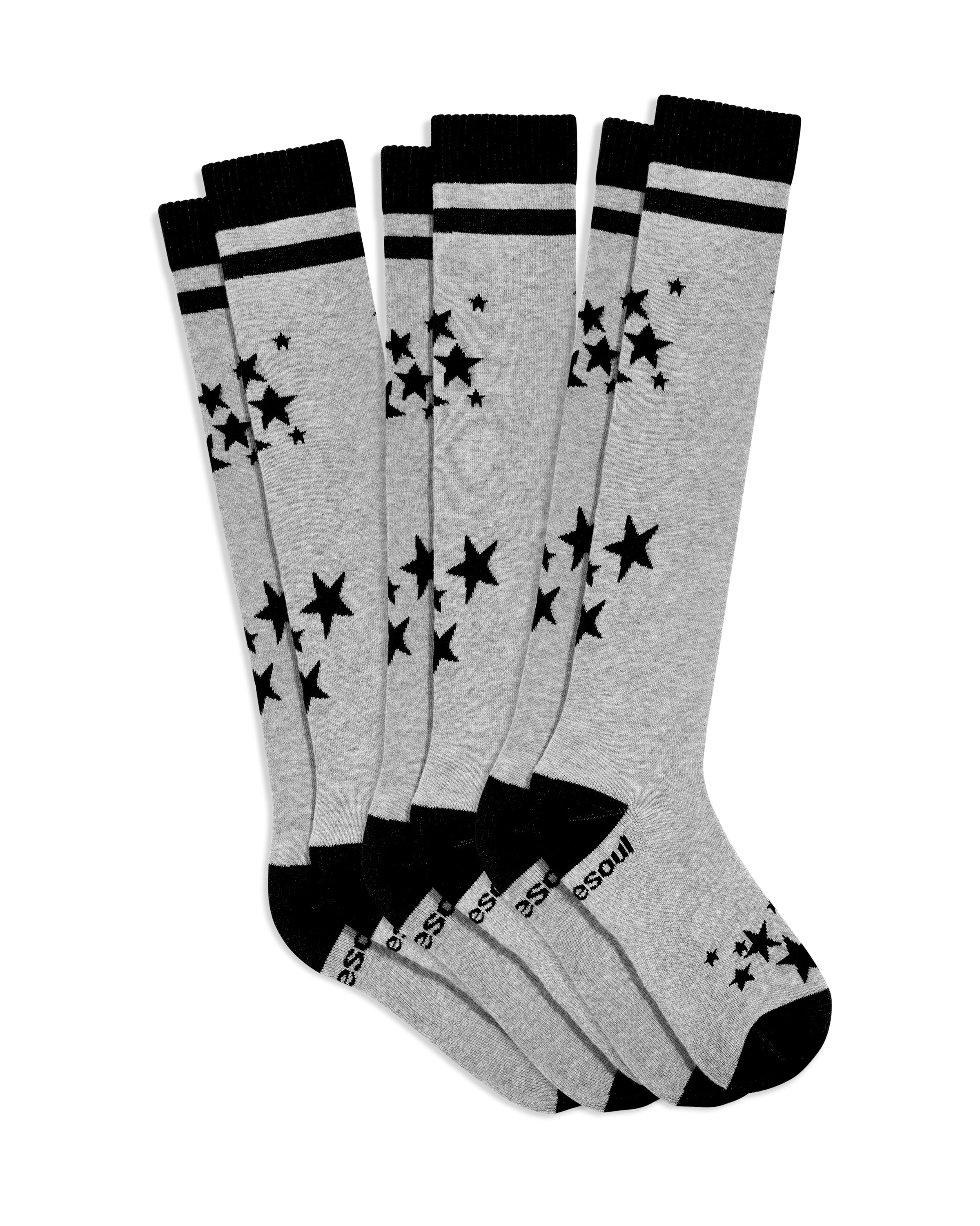 Everyday 3-Pack Socks (ivory/dark green/golden orange