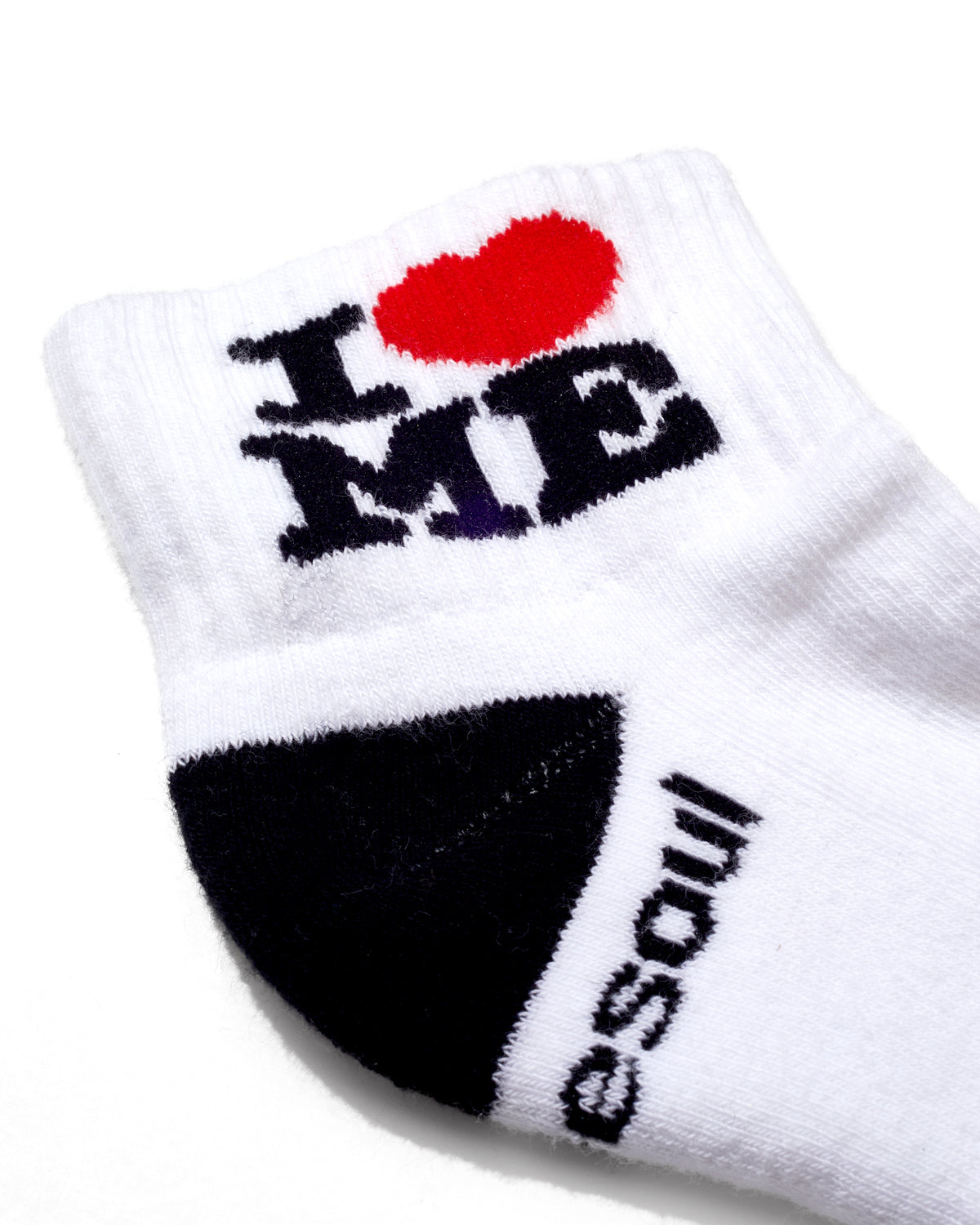 Ella Quarter Sock, I LOVE ME