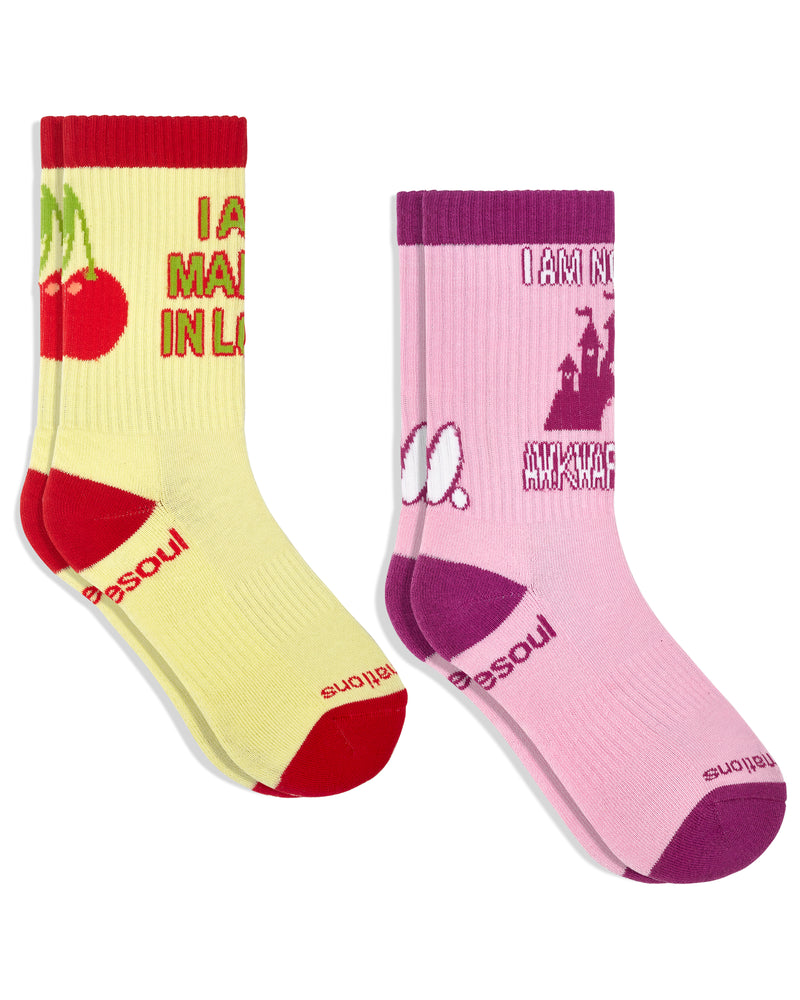 Afffirmations In Love High Sock