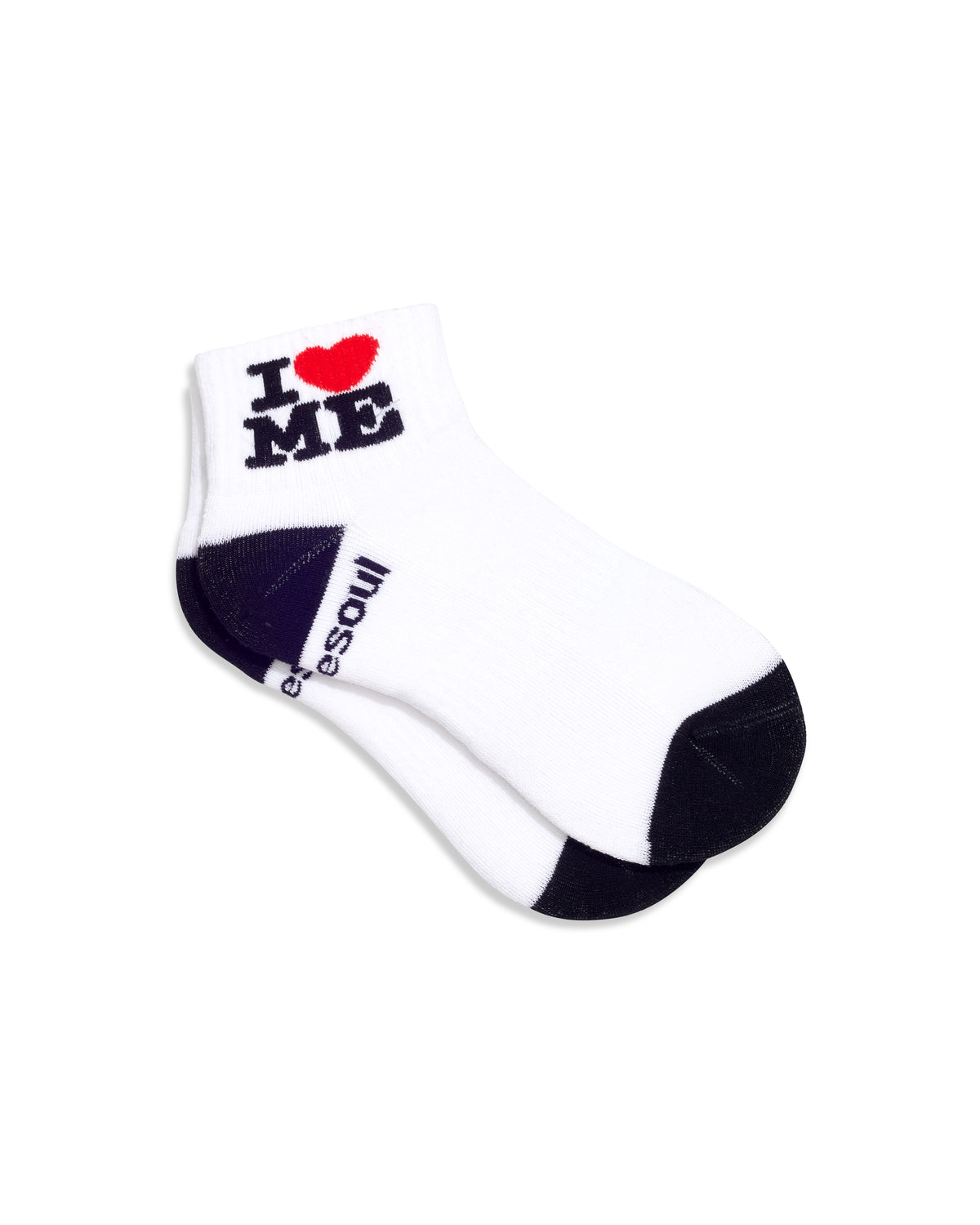 Ella Quarter Sock, I LOVE ME