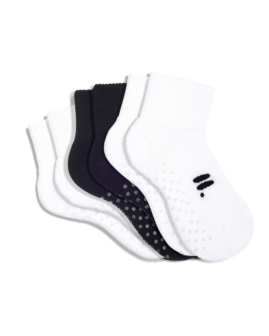 Low Rise 3-Pack Bundle Grip Socks - Solids (Barre / Pilates) - ShopperBoard