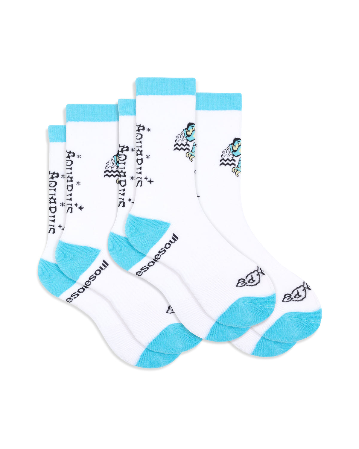 Ed Hardy Zodiac High Sock, Aquarius