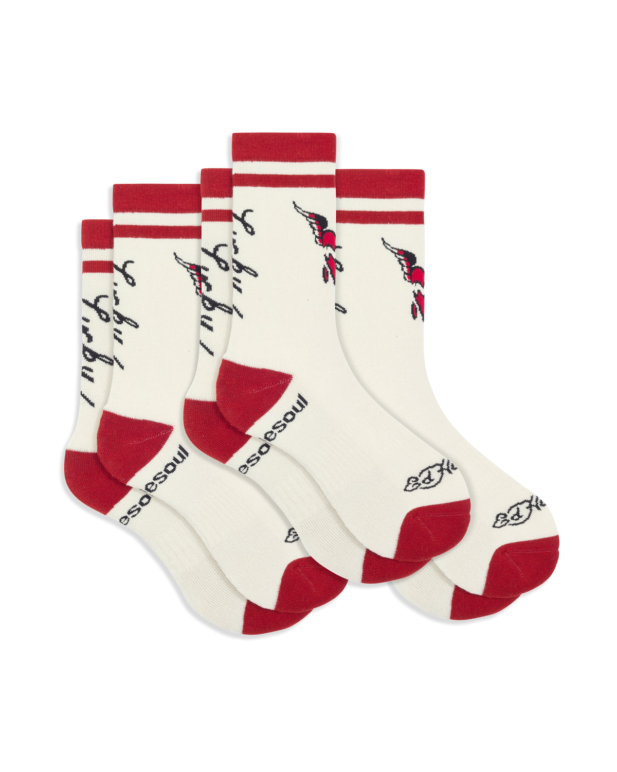Ed Hardy High Sock, Broken Heart