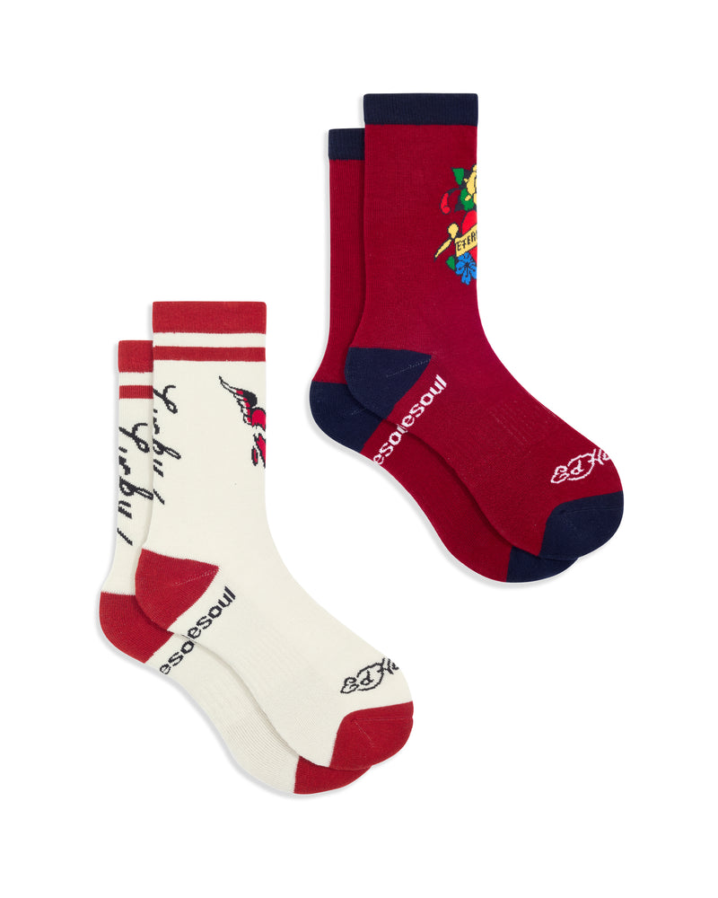 Ed Hardy Eternal Love High Sock