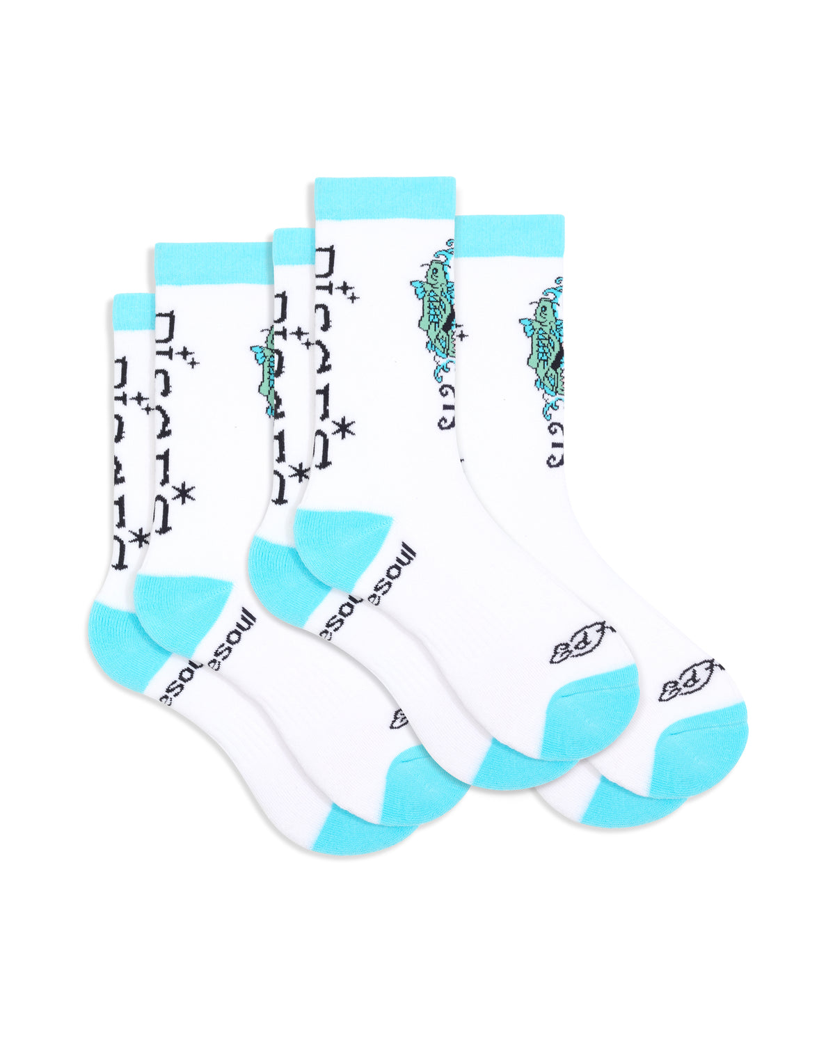 Ed Hardy Zodiac High Sock, Pisces