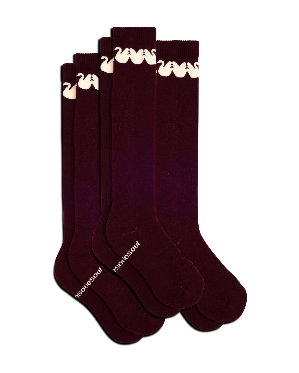 Orion Ultrahigh Sock, Paper Swans