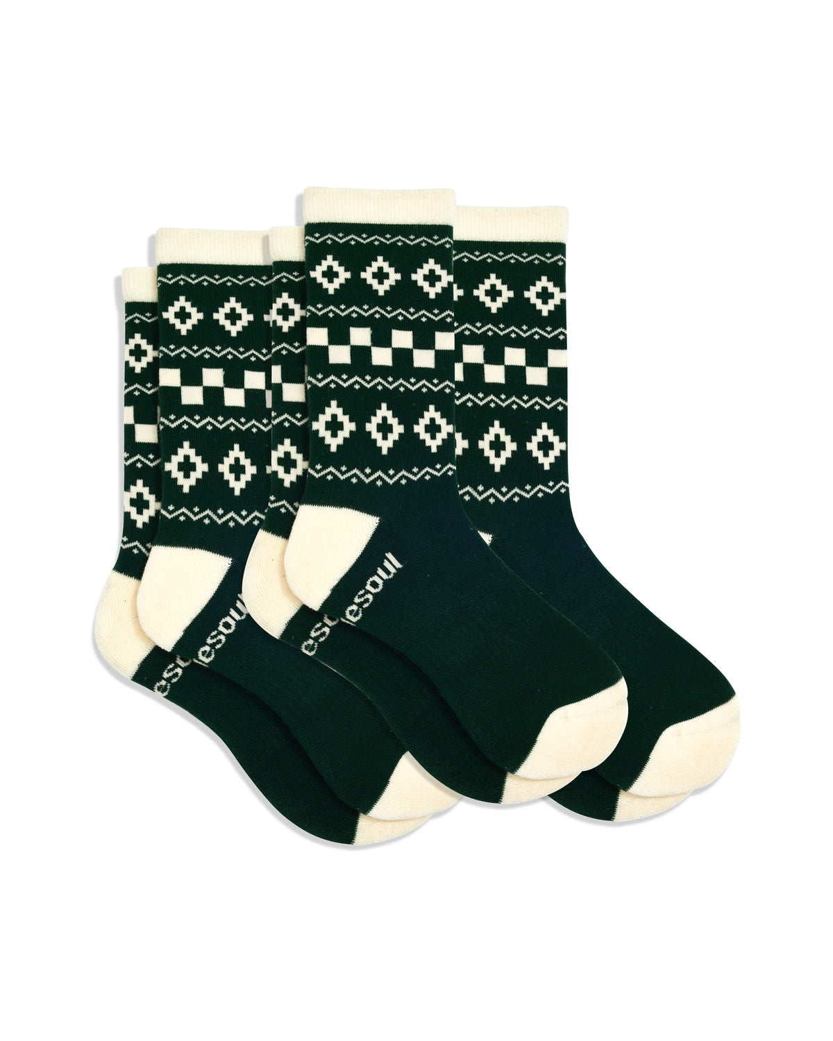 Pattern High Sock, Evergreen