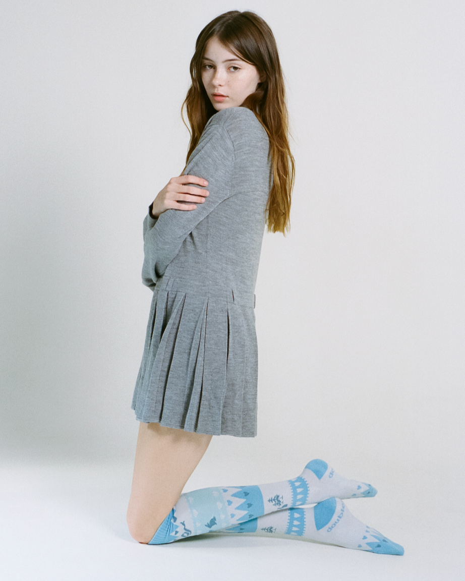 Pattern Ultrahigh Sock, Bunny Slope