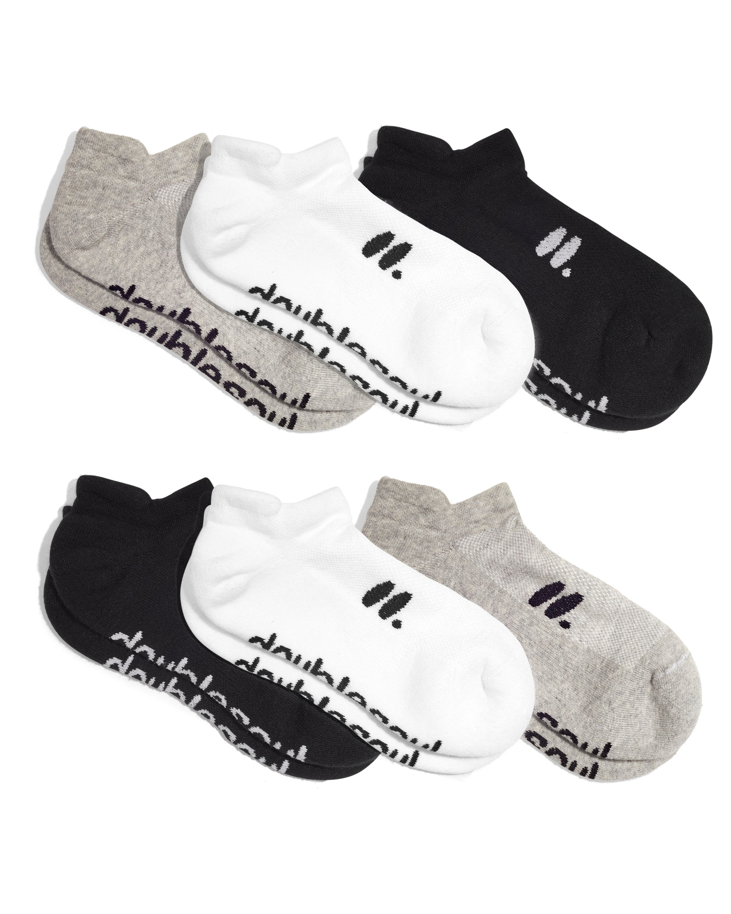 6-pairs Adult Simple Plain Socks